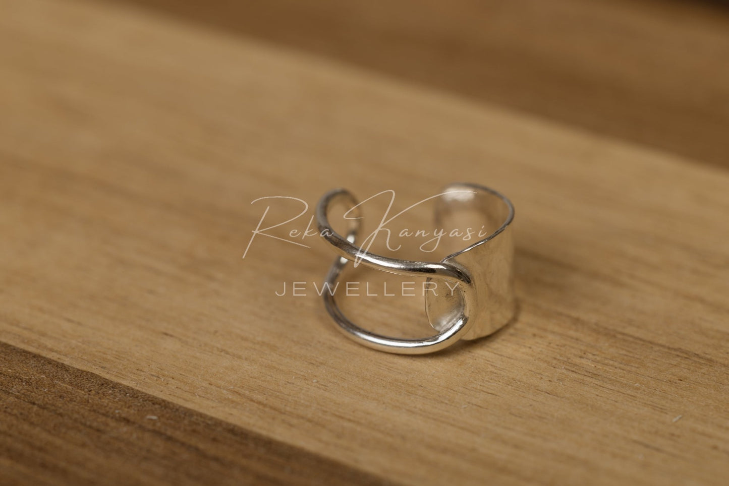 Halo ezüst gyűrű - Reka Kanyasi Jewellery