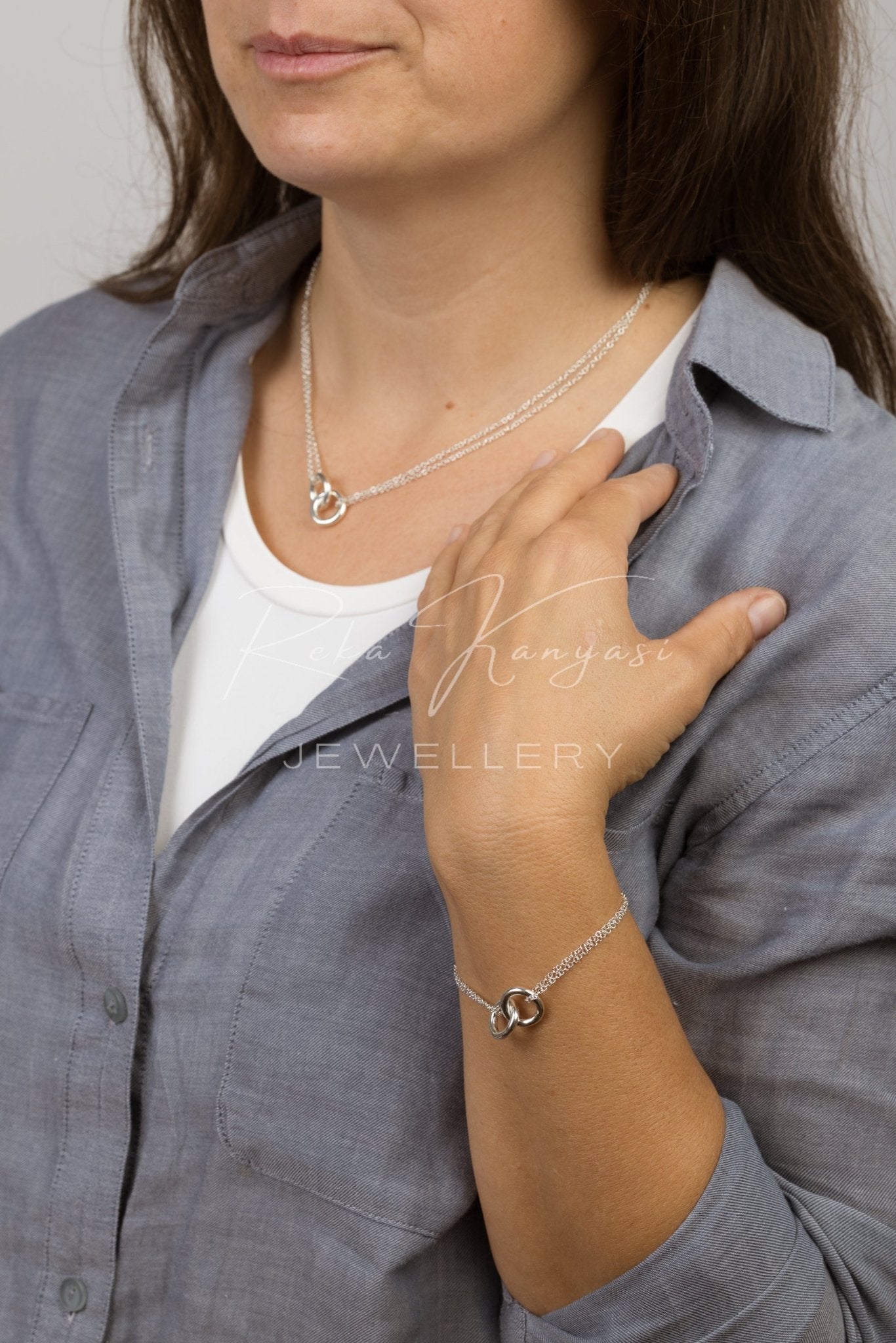 Kyoto ezüst nyaklánc - Reka Kanyasi Jewellery