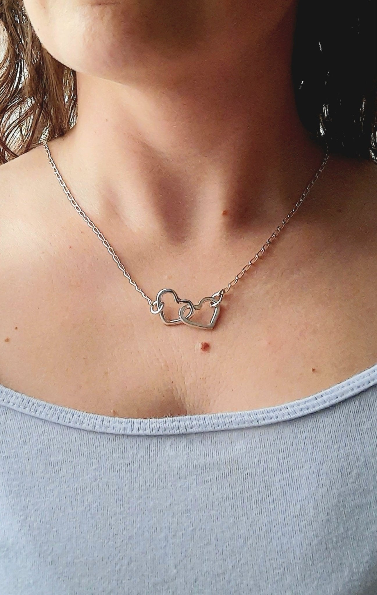 LOVE my Mom Mothers day necklace - Szeretem az Anyukámat anyák napi nyaklánc - Reka Kanyasi Jewellery