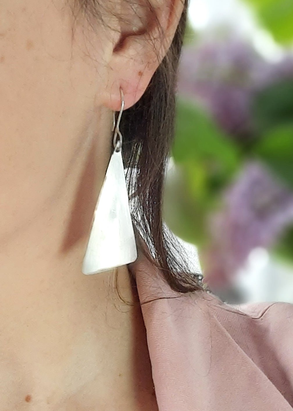 Sail sterling silver earrings - Vitorla ezüst fülbevaló - Reka Kanyasi Jewellery
