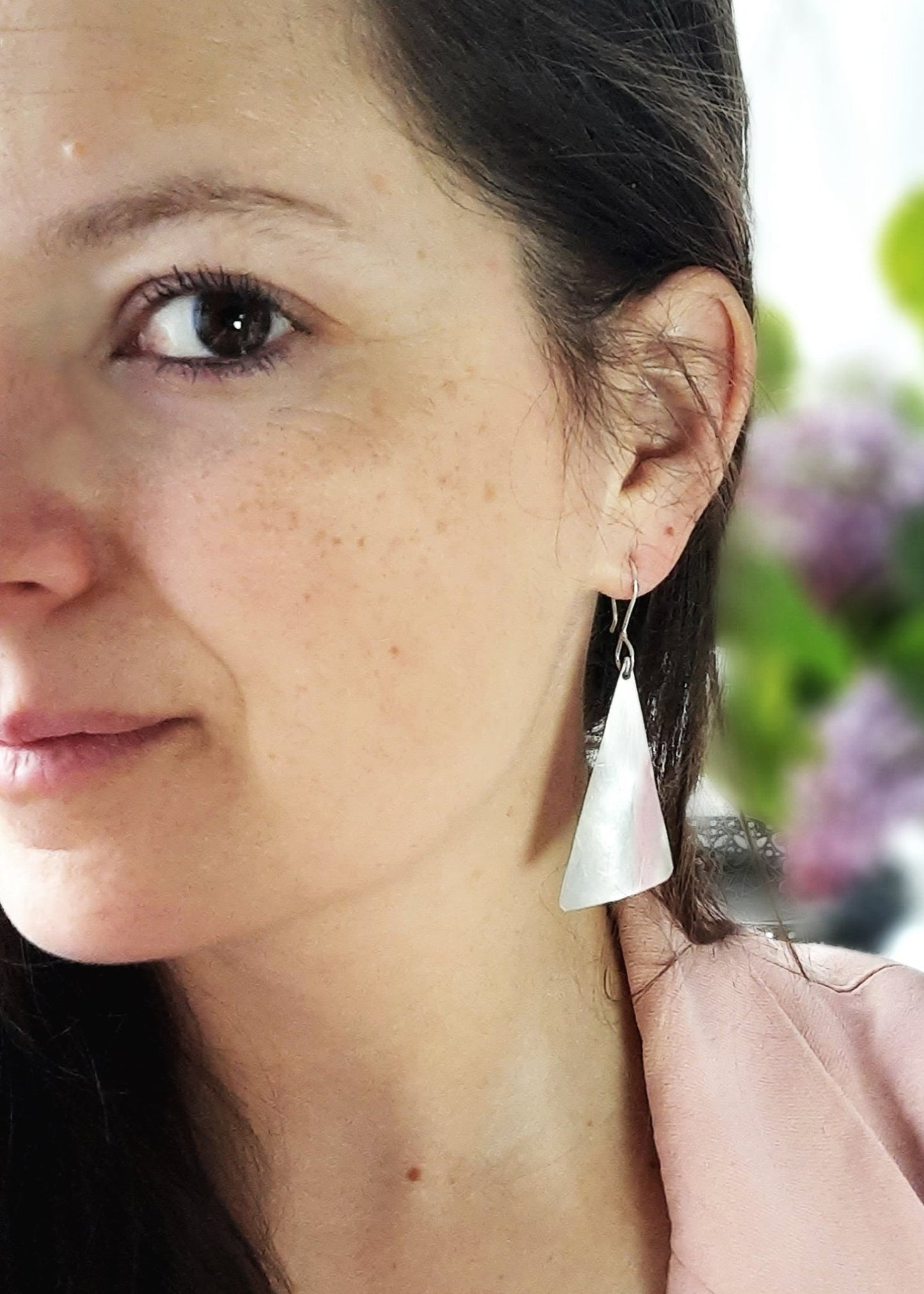 Sail sterling silver earrings - Vitorla ezüst fülbevaló - Reka Kanyasi Jewellery