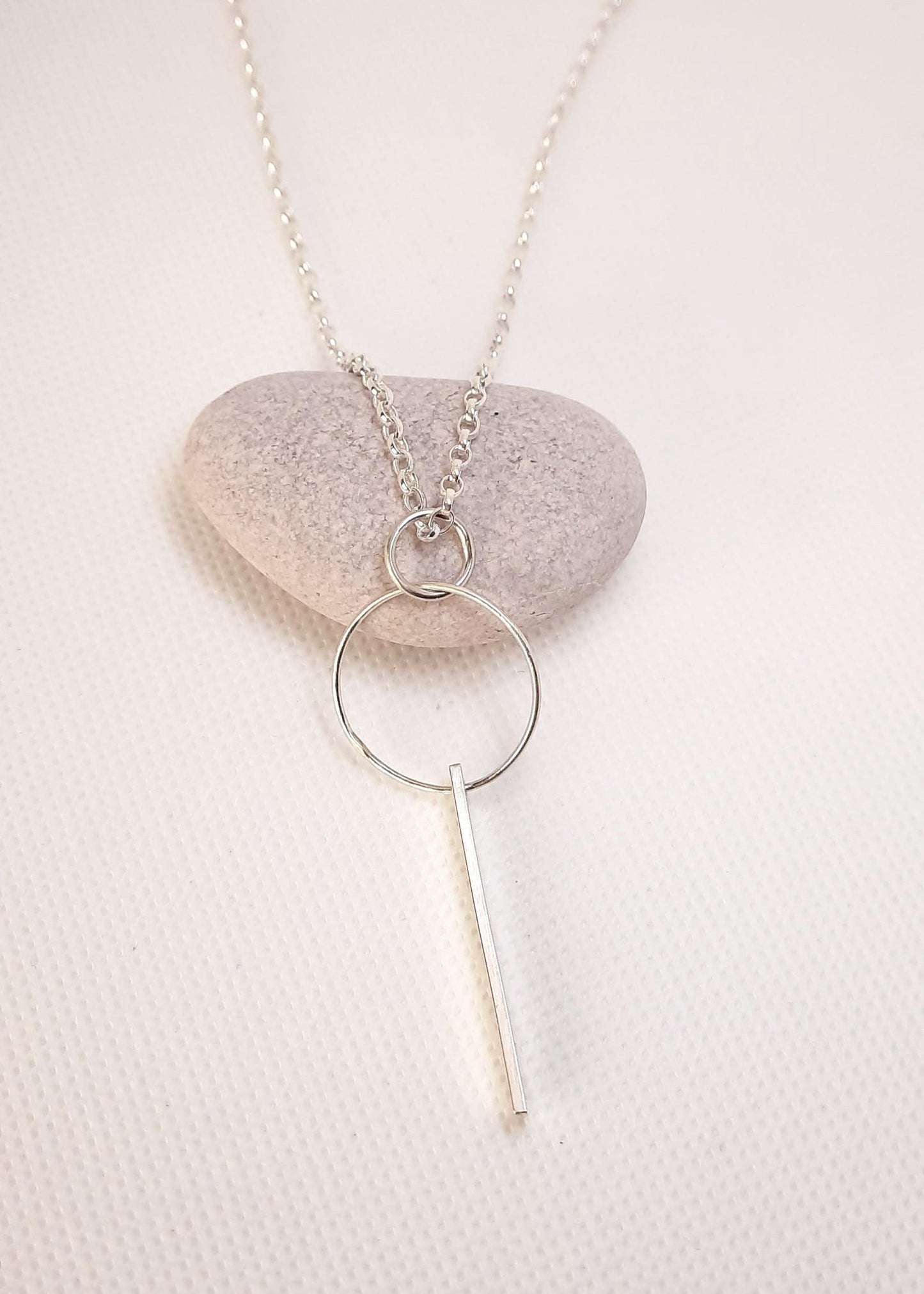 Savannah sterling silver necklace with pendant - Savannah ezüst nyaklánc medállal - Reka Kanyasi Jewellery