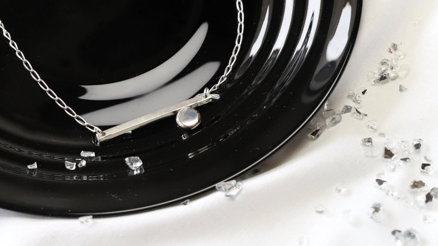 The Equalization necklace - Kiegyenlítődés ezüst nyaklánc - Reka Kanyasi Jewellery