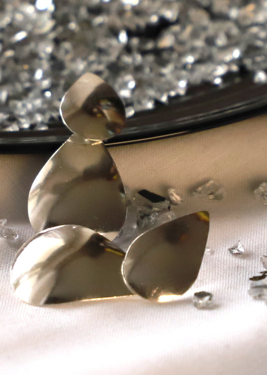 A drop in the ocean silver earrings - Csepp a tengerben ezüst fülbevaló - Reka Kanyasi Jewellery
