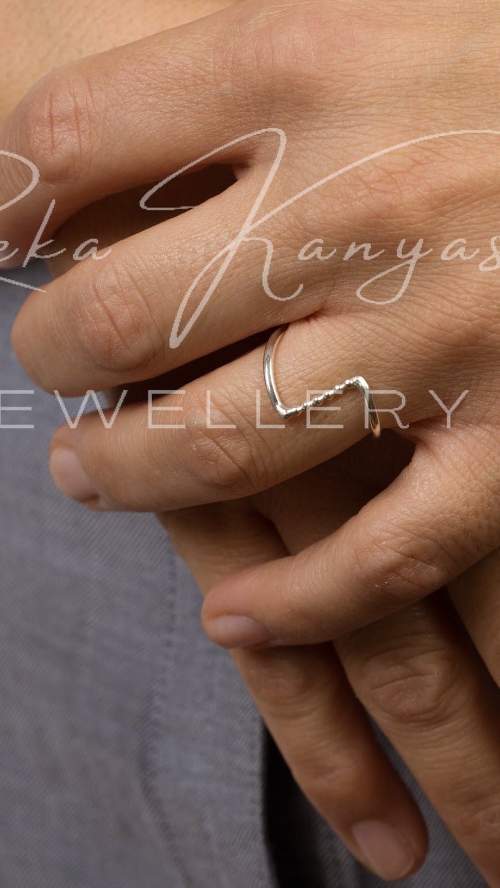 Arizona ezüst gyűrű - Reka Kanyasi Jewellery