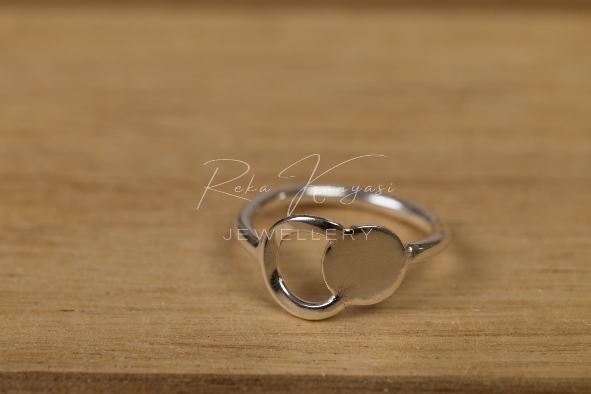 Eclipse ezüst fülbevaló - Reka Kanyasi Jewellery