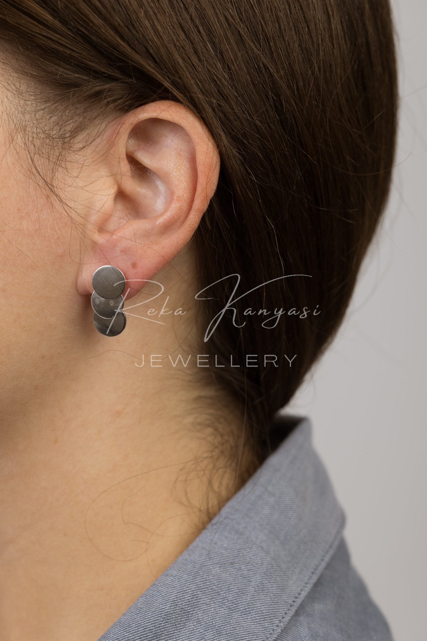 Eira ezüst fülbevaló - Reka Kanyasi Jewellery