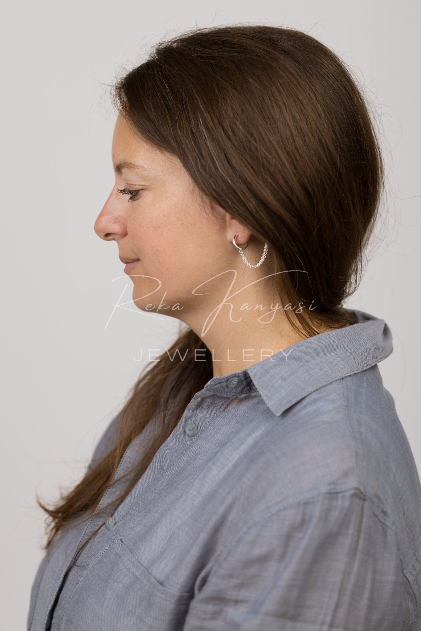 Ezüst fülékszer - Reka Kanyasi Jewellery