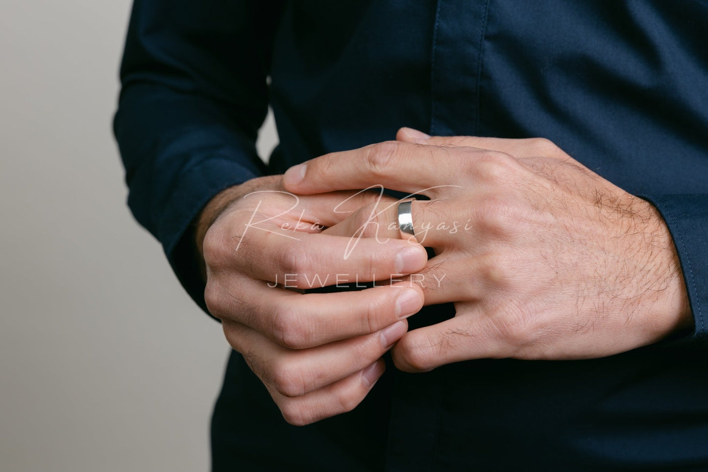 Ezüst gyűrű férfiaknak - Reka Kanyasi Jewellery