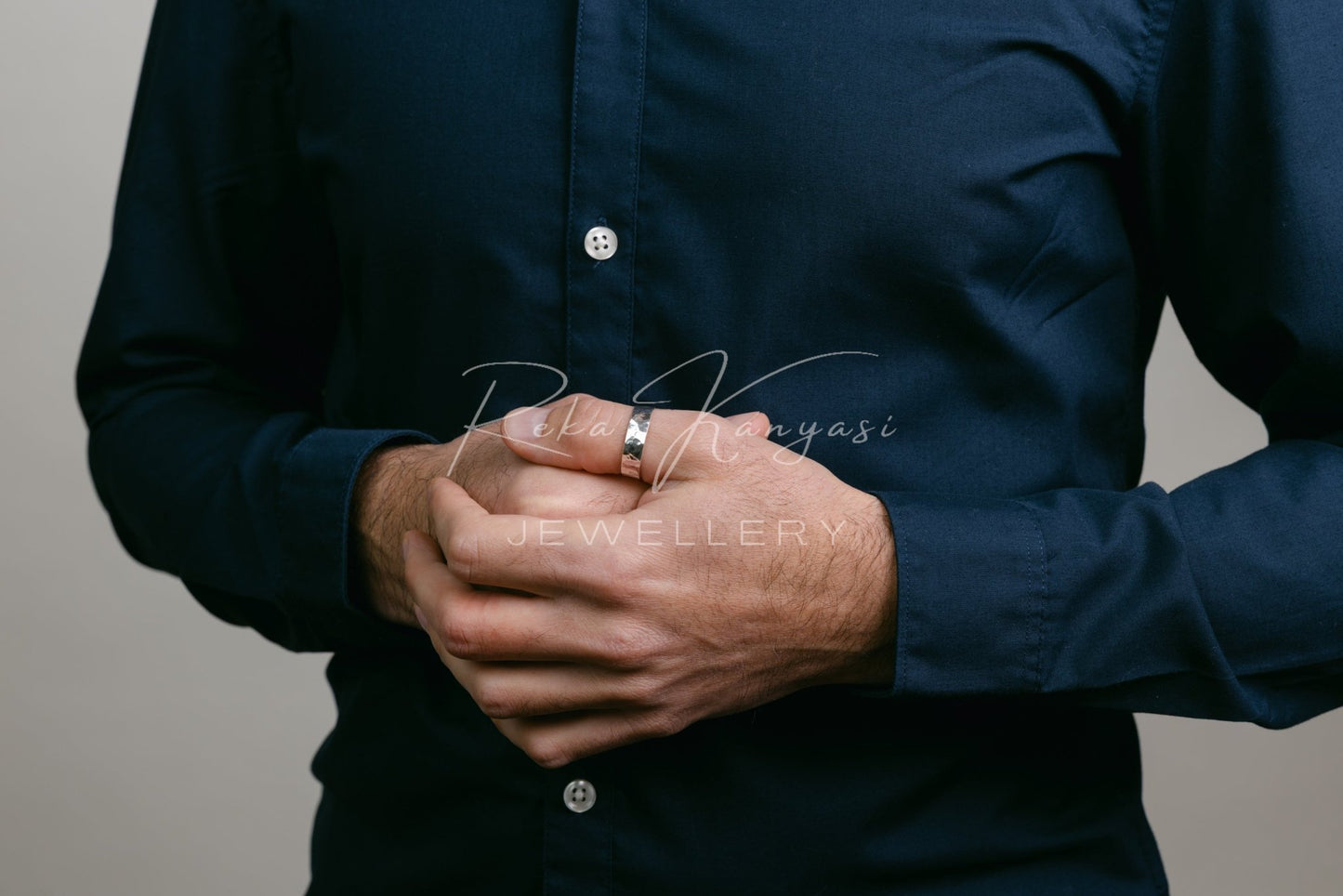 Ezüst gyűrű férfiaknak - Reka Kanyasi Jewellery