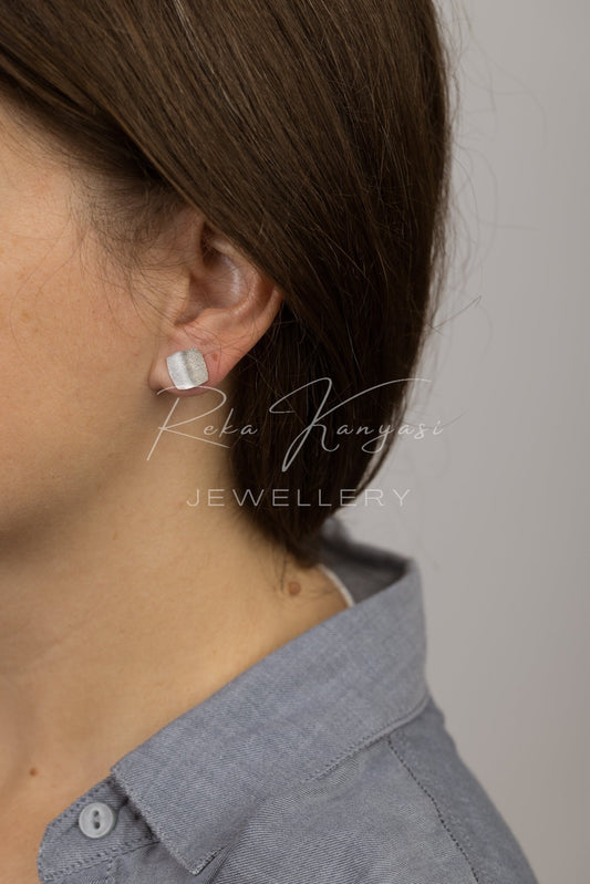 Florence ezüst fülbevaló - Reka Kanyasi Jewellery