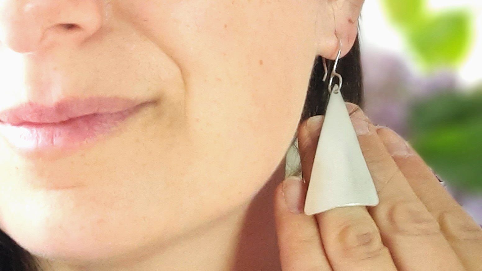 Sail sterling silver earrings - Vitorla ezüst fülbevaló - Reka Kanyasi Jewellery