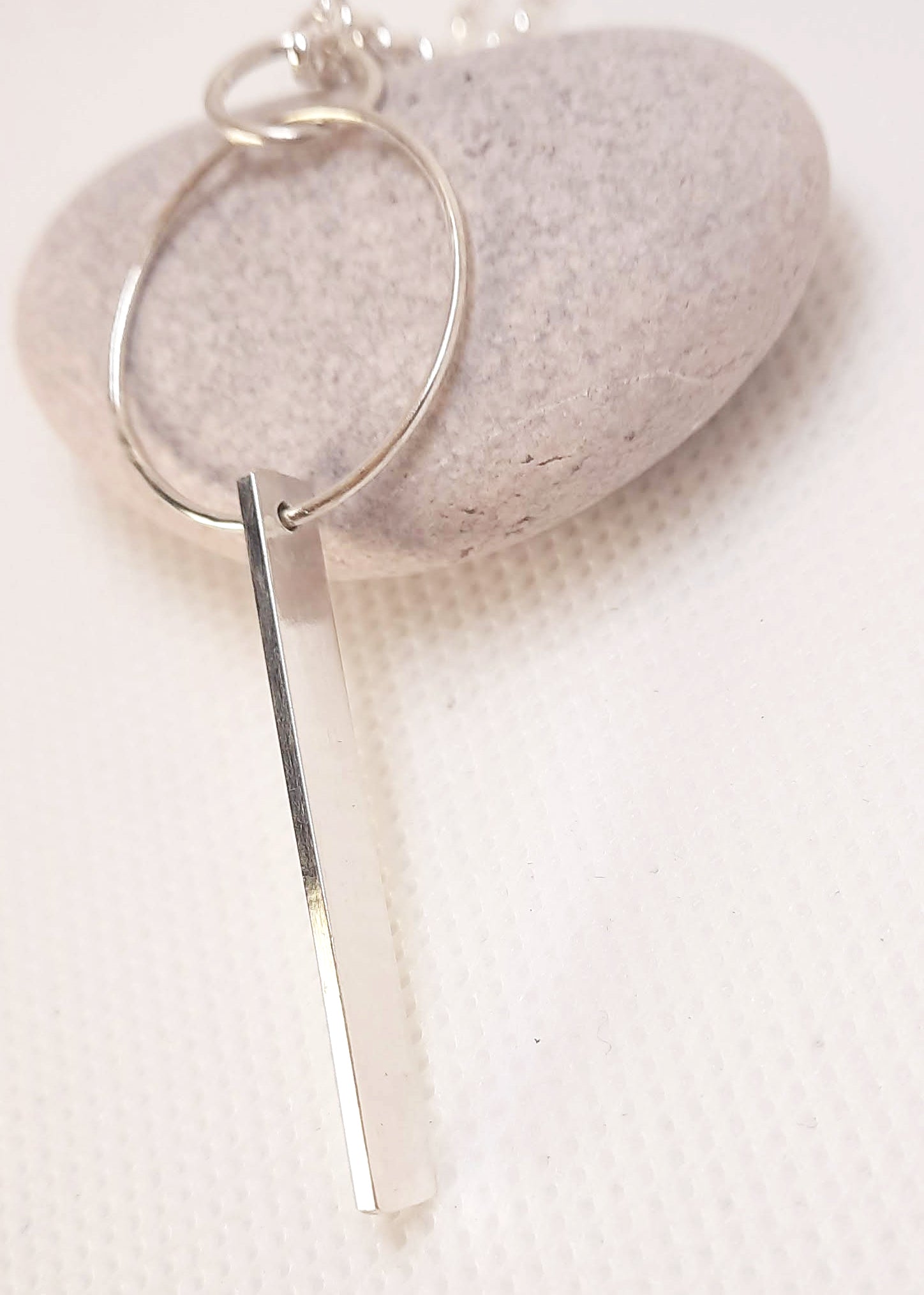 Savannah sterling silver necklace with pendant - Savannah ezüst nyaklánc medállal - Reka Kanyasi Jewellery