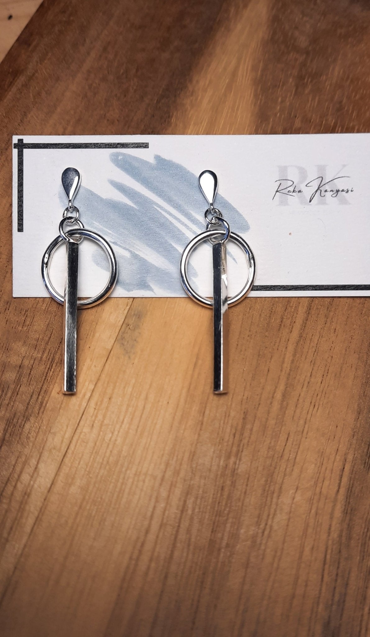 Végletek ezüst fülbevaló - Reka Kanyasi Jewellery