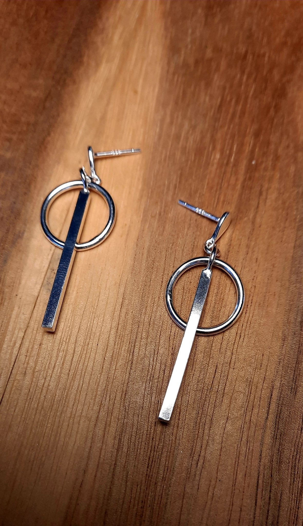 Végletek ezüst fülbevaló - Reka Kanyasi Jewellery